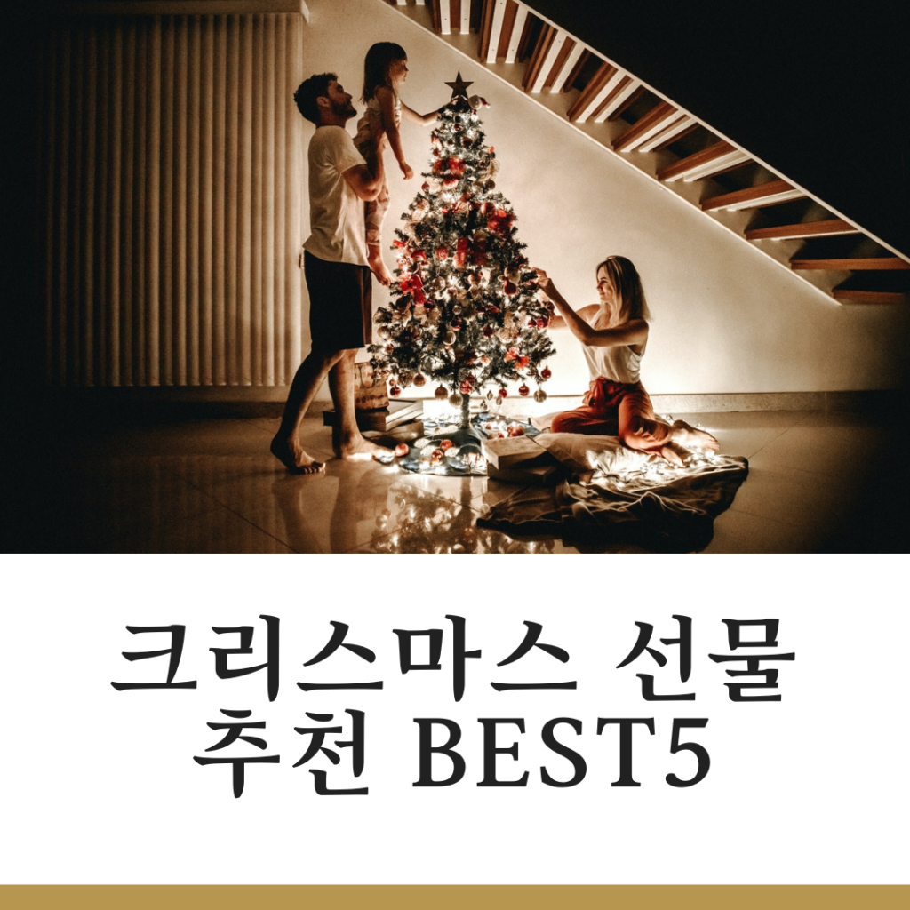 크리스마스 선물 추천 Best5(To. 가족, 친구, 지인)